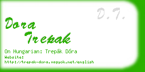 dora trepak business card